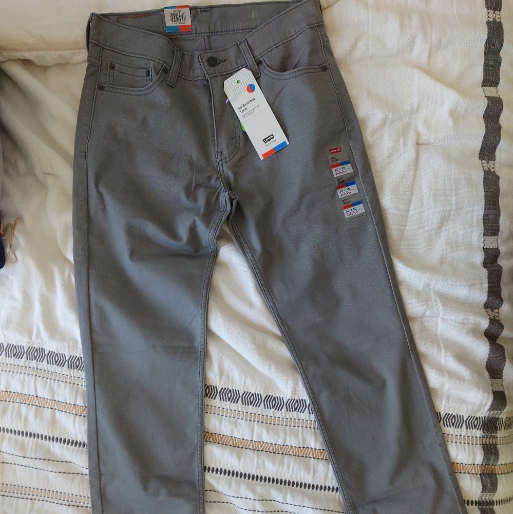 Levi's 511 Slim Fit Men's Pants (Steel, 30x30) 04511368203030